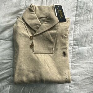 Shawl-collar Pullover